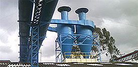 Pneumatic cyclone conveyor system 1