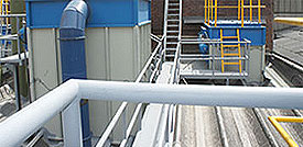 Pneumatic paper conveyor system with sleeve filter 1